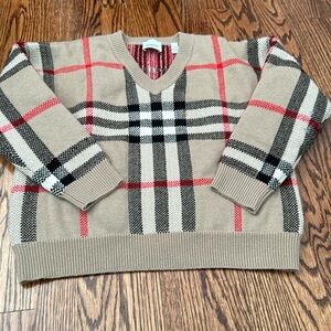 Burberry wool kids sweater size 10